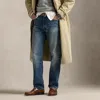 Polo Ralph Lauren Heritage Straight Distressed Jean In Kensington Wash