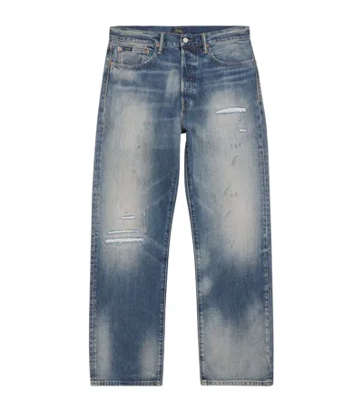 Polo Ralph Lauren Heritage Straight Distressed Jeans