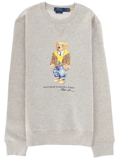 Polo Ralph Lauren Heritage Sweatshirt In Gray