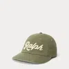 Polo Ralph Lauren Herringbone Ball Cap In Green