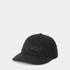 Polo Ralph Lauren Herringbone Ball Cap In Polo Black