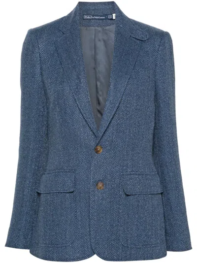 Polo Ralph Lauren Heritage Single Breasted Blazer In Blue