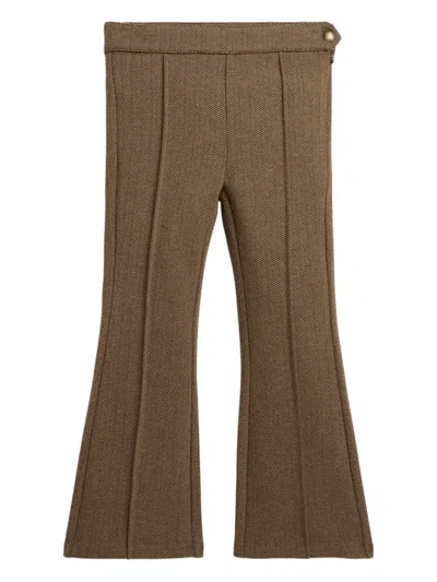 POLO RALPH LAUREN HERRINGBONE FLARE TROUSERS