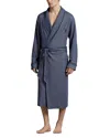 Polo Ralph Lauren Herringbone Jacquard Robe In Blue