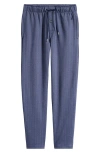 Polo Ralph Lauren Jacquard Knit Herringbone Pajama Pants In Blue