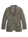 Polo Ralph Lauren Wool-blend Herringbone Sport Coat In Gray