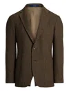 Polo Ralph Lauren Herringbone Tweed Blazer In Green