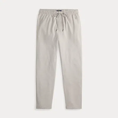 Polo Ralph Lauren Herringbone-knit Pajama Pant In Museum Grey In Gray