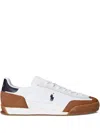 Polo Ralph Lauren Hester Suede Low-top Sneakers In White