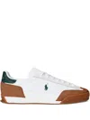 Polo Ralph Lauren Hester Suede Low-top Sneakers In White