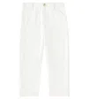 Polo Ralph Lauren High-rise Cotton Wide-leg Pants In White
