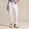 Polo Ralph Lauren High-rise Relaxed Straight Crop Jean In White