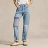 Polo Ralph Lauren High-rise Relaxed Straight Jean In Blue