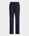 Polo Ralph Lauren Wool-blend Tailored Trousers In Navy
