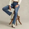 Polo Ralph Lauren High-rise Straight Jean In Blue