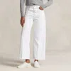 Polo Ralph Lauren High-rise Wide-leg Crop Jean In Blue