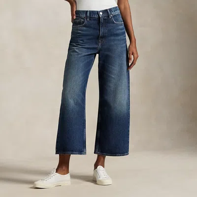 POLO RALPH LAUREN RALPH LAUREN HIGH-RISE WIDE-LEG CROP JEAN