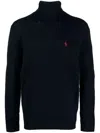 Polo Ralph Lauren Long Sleeve Pullover In Black