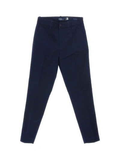 Polo Ralph Lauren High-waist Slim-fit Cropped Trousers