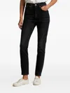 Polo Ralph Lauren High-waisted Straight Jeans In Black