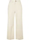 Polo Ralph Lauren High-waisted Straight-leg Trousers With Functional Pockets In Neutral