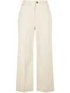 Polo Ralph Lauren High-waisted Straight-leg Trousers With Functional Pockets In Neutral