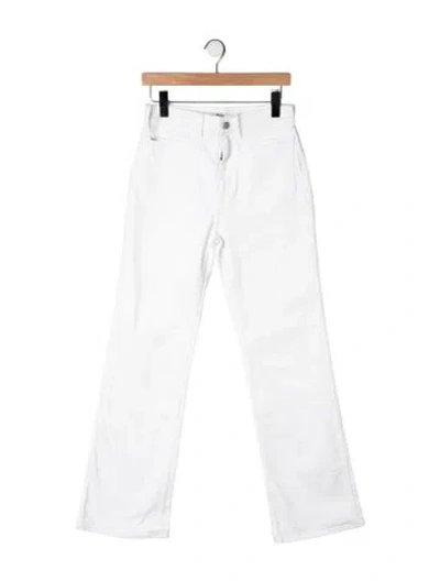 Pre-owned Polo Ralph Lauren High-rise Flared Jeans In Neutrals