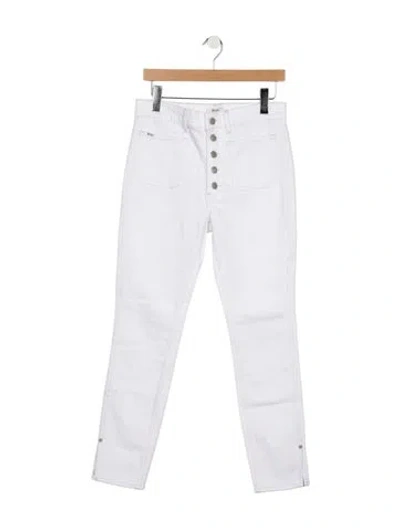 Pre-owned Polo Ralph Lauren High-rise Skinny Leg Jeans In Blue