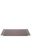 Polo Ralph Lauren Hilding Leather Desk Blotter In Brown