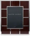 Polo Ralph Lauren Hilding Panelled Photo Frame (12x17cm) In Brown