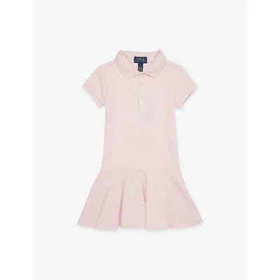 POLO RALPH LAUREN GIRLS' LOGO-EMBROIDERED STRETCH-COTTON D