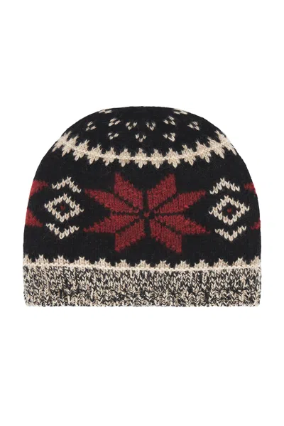 Polo Ralph Lauren Holiday Beanie In Black Multi