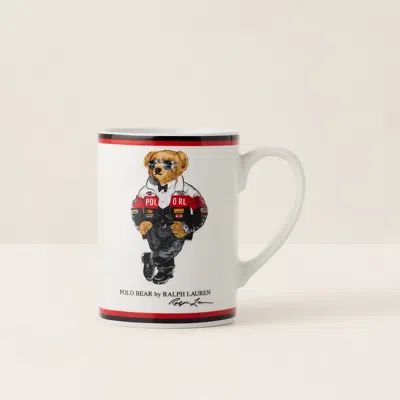 Polo Ralph Lauren Holiday Polo Bear Ceramic Mug In White/red/black In Multi