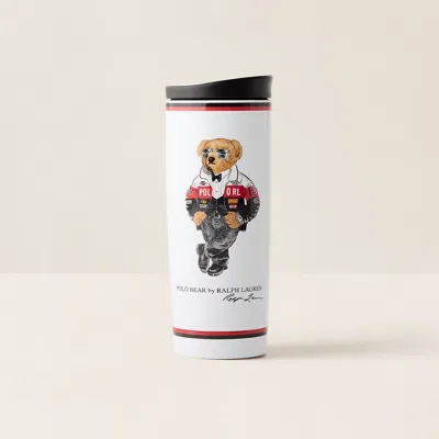 Polo Ralph Lauren Holiday Polo Bear Tumbler In White/red/black In Multi
