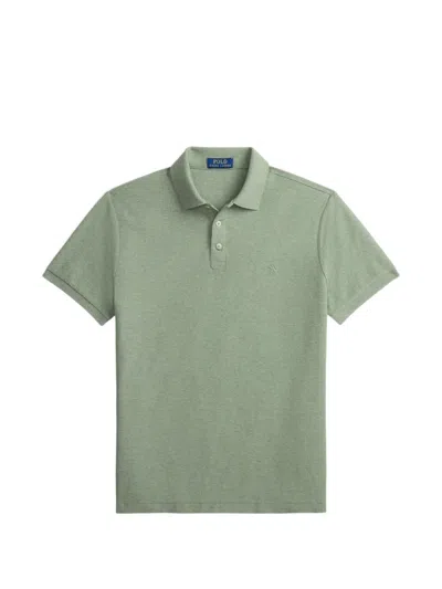 Polo Ralph Lauren Honeycomb-mesh Slim Fit Polo In Green