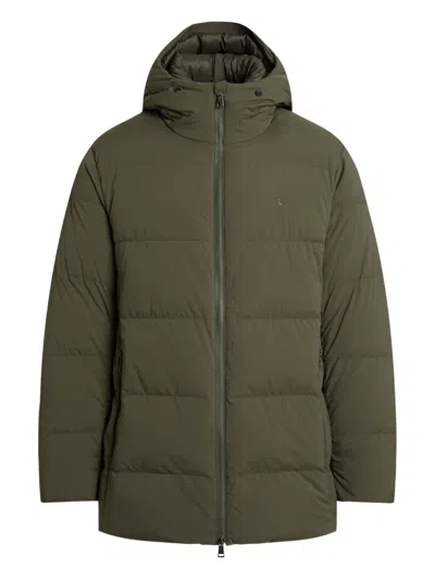 Polo Ralph Lauren Hooded Coat In Green