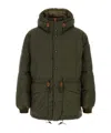 Polo Ralph Lauren Hooded Drawstring Padded Jacket In Green