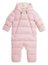 Polo Ralph Lauren Hooded Jumpsuit In Pink