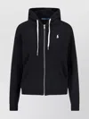 Polo Ralph Lauren Felpa In Misto Cotone Nero Donna In Black