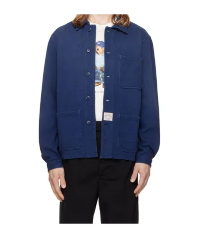 Polo Ralph Lauren Hooded Loungewear In Blue