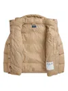 Polo Ralph Lauren Hooded Puffer Jacket In Brown