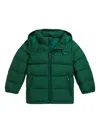 Polo Ralph Lauren Toddler And Little Boys Ripstop Down Hooded Jacket In Green