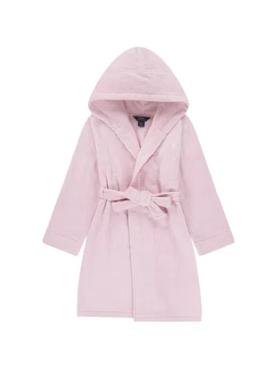 Polo Ralph Lauren Hooded Robe In Pink