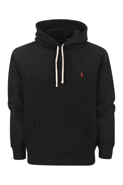Polo Ralph Lauren Hooded Sweatshirt In Black