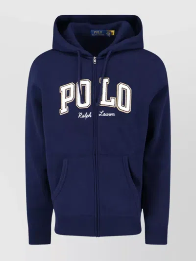 POLO RALPH LAUREN HOODED SWEATSHIRT FRONT POCKETS