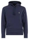Polo Ralph Lauren Hooded Sweatshirt Rl In Blue