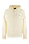 Polo Ralph Lauren Adjustable Hooded Sweatshirt In Neutral