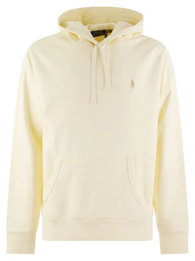 Polo Ralph Lauren Hooded Sweatshirt Rl In Cream