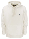 POLO RALPH LAUREN COTTON BLEND HOODIE WITH LOGO