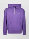 Polo Ralph Lauren Hooded Sweatshirt With Drawstring And Kangaroo Pocket In Purple